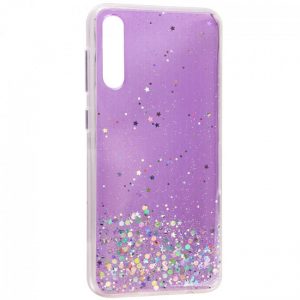 Чохол Star Glitter для Samsung Galaxy A50 (A505F) / A50s / A30s (Прозорий / Бузковий)