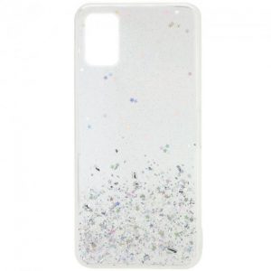Чохол Star Glitter для Samsung Galaxy M51 (Прозорий)
