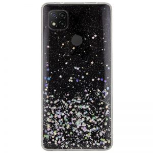 Чохол Star Glitter для Xiaomi Redmi 9C (Чорний)
