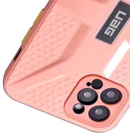 Чохол TPU + PC UAG для Apple iPhone 12 Pro Max (6.7 ") (Рожевий) - Зображення 3
