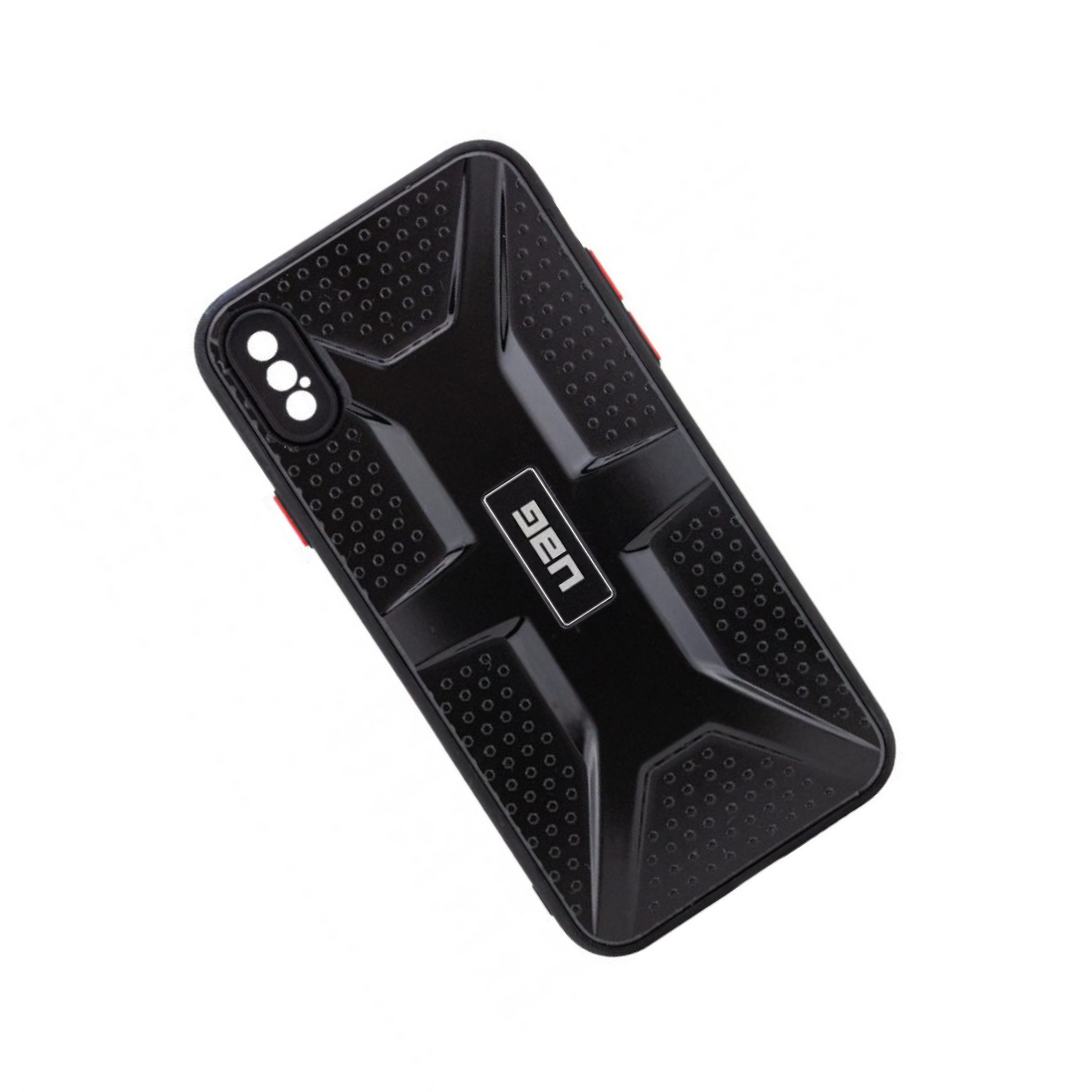 Чохол TPU + PC UAG для Apple iPhone X / XS (5.8 ") (Чорний) - Зображення 2