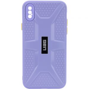 Чохол TPU + PC UAG для Apple iPhone XS Max (6.5 ") (Бузковий)