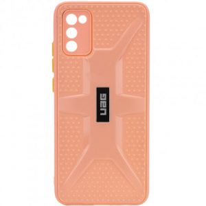 Чохол TPU + PC UAG для Samsung Galaxy A02s (Рожевий)