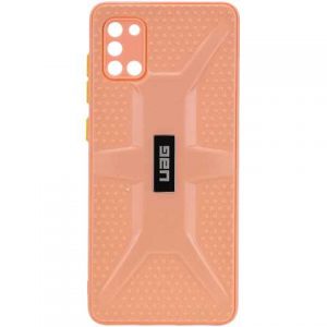Чохол TPU + PC UAG для Samsung Galaxy A31 (Рожевий)