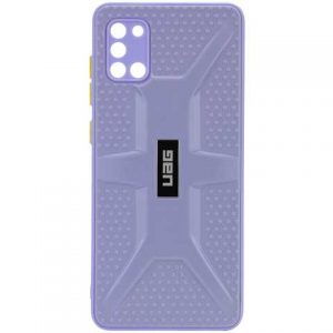 Чохол TPU + PC UAG для Samsung Galaxy A31 (Бузковий)