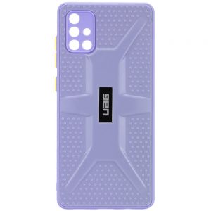 Чохол TPU + PC UAG для Samsung Galaxy A51 (Бузковий)