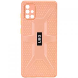 Чохол TPU + PC UAG для Samsung Galaxy A71 (Рожевий)