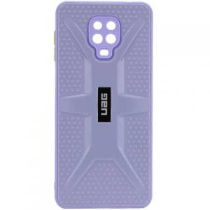 Чохол TPU + PC UAG для Xiaomi Redmi Note 9s / Note 9 Pro / Note 9 Pro Max (Бузковий)