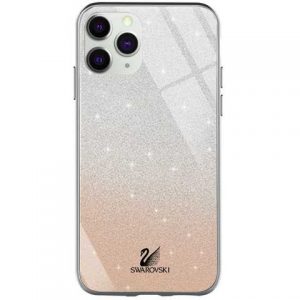 Чохол скляний Swarovski для Apple iPhone 11 Pro Max (6.5") (Золотий)