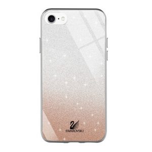Чохол скляний Swarovski для Apple iPhone 7 / 8 / SE (2020) (4.7") (Золотий)