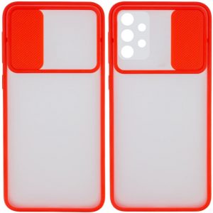 Чохол Camshield mate TPU зі шторкою для камери для Samsung Galaxy A32 4G (Червоний)