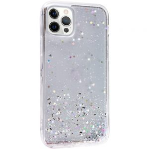 Чохол Star Glitter для Apple iPhone 12 Pro / 12 (6.1 ") (Прозорий)