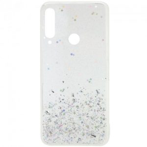 Чохол Star Glitter для Huawei Y6p (Прозорий / Рожевий)