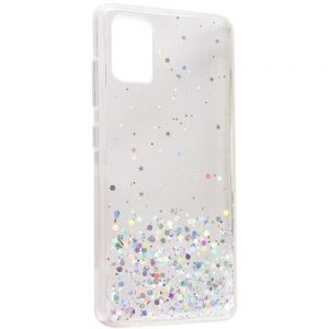 Чохол Star Glitter для Samsung Galaxy A02s (Прозорий)