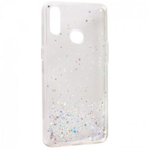 Чохол Star Glitter для Samsung Galaxy A10s (Прозорий)