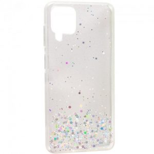 Чохол Star Glitter для Samsung Galaxy A12 (Прозорий)