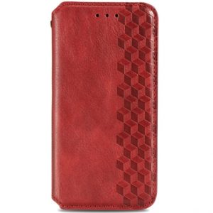 Чохол книжка шкіряний GETMAN Cubic (PU) для Samsung Galaxy A32 4G (Червоний)