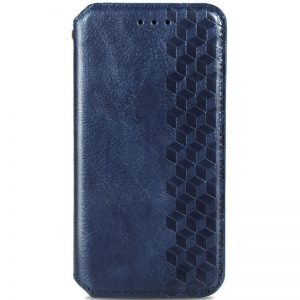 Чохол книжка шкіряний GETMAN Cubic (PU) для Samsung Galaxy A32 4G (Синій)
