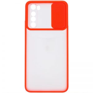 Чохол Camshield mate TPU зі шторкою для камери для Realme 6 (Червоний)
