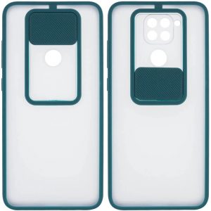 Чохол Camshield mate TPU зі шторкою для камери для Xiaomi Redmi Note 9 / Redmi 10X (Зелений)