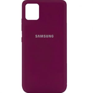 Чохол Original Soft для Samsung Note 10 Lite (A81) Марсала
