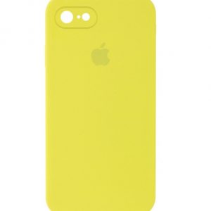 Чохол Silicone Square Full Camera Protective (AA) для Apple iPhone 6/6s (Жовтий / Bright Yellow)