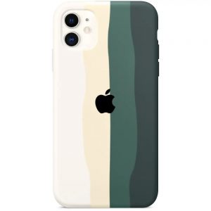 Чохол Silicone Full Rainbow для iPhone 12 mini Колір 4