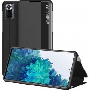 Чохол книжка Smart View для Xiaomi Redmi Note 10 (Чорний)