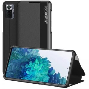 Чохол книжка Smart View для Xiaomi Redmi Note 10 Pro (Чорний)