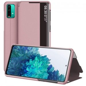 Чохол книжка Smart View для Xiaomi Redmi 9T/Poco M3 (Рожевий)