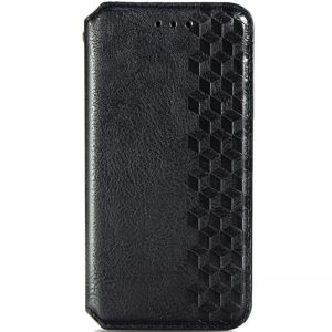Чохол книжка шкіряний GETMAN Cubic (PU) для Samsung Galaxy A32 4G (Чорний)
