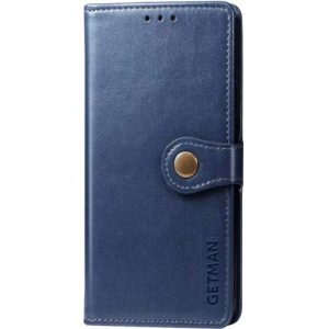 Чохол книжка шкіряний GETMAN Gallant (PU) для Xiaomi Poco M3 (Синій)