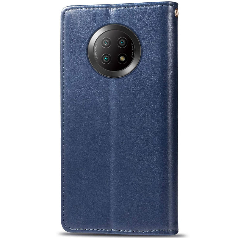 Чохол книжка шкіряний GETMAN Gallant (PU) для Xiaomi Redmi Note 9 5G / Note 9T (Синій) - Зображення 3