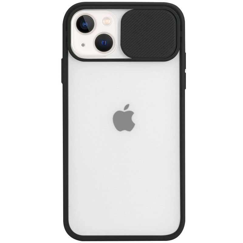Чохол Camshield mate TPU зі шторкою для камери для iPhone 13 Чорний