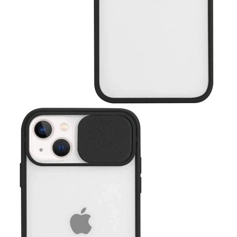 Чохол Camshield mate TPU зі шторкою для камери для iPhone 13 Чорний - Зображення 3