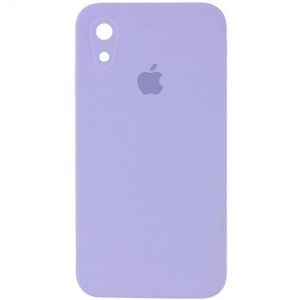 Чохол Silicone Square Full Camera Protective (AA) для Apple iPhone XR (Бузковий / Dasheen)