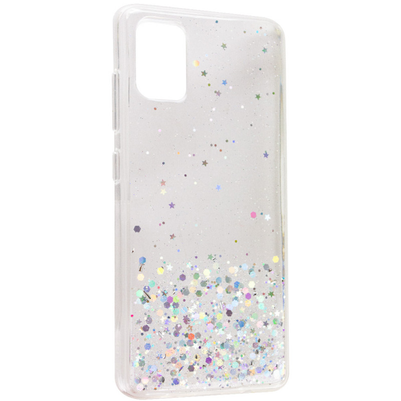 Чохол Star Glitter для Samsung Galaxy A22 4G / M32 (Прозорий) - Зображення 3