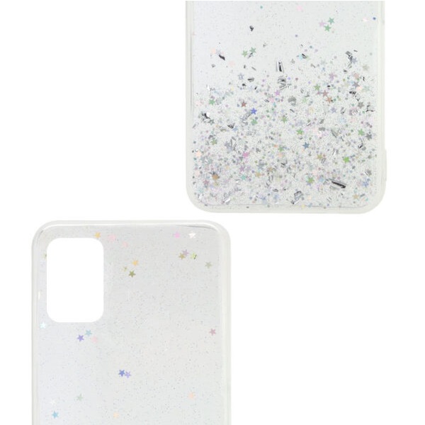 Чохол Star Glitter для Samsung Galaxy A22 4G / M32 (Прозорий) - Зображення 4