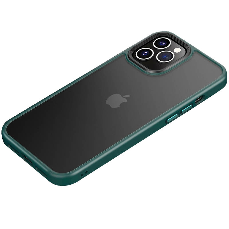 Чохол TPU+PC Metal Buttons для Apple iPhone 11 Pro (5.8") (Зелений) - Зображення 3
