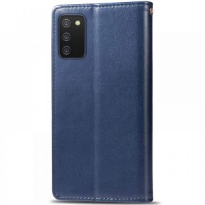 Чохол книжка шкіряний GETMAN Gallant (PU) для Samsung Galaxy A03s (Синій)