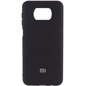 Чохол Original Silicone для Xiaomi Poco X3/X3 Pro Чорний
