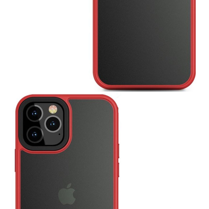 Чохол TPU+PC Metal Buttons для Apple iPhone 11 Pro (5.8") (Червоний) - Зображення 3