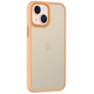 Чохол TPU+PC Metal Buttons для Apple iPhone 13 (6.1") (Персиковий)