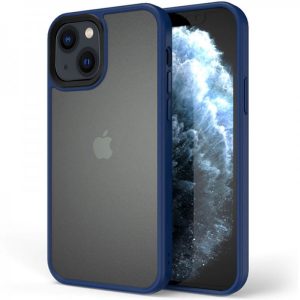 Чохол TPU+PC Metal Buttons для Apple iPhone 13 (6.1") (Синій)