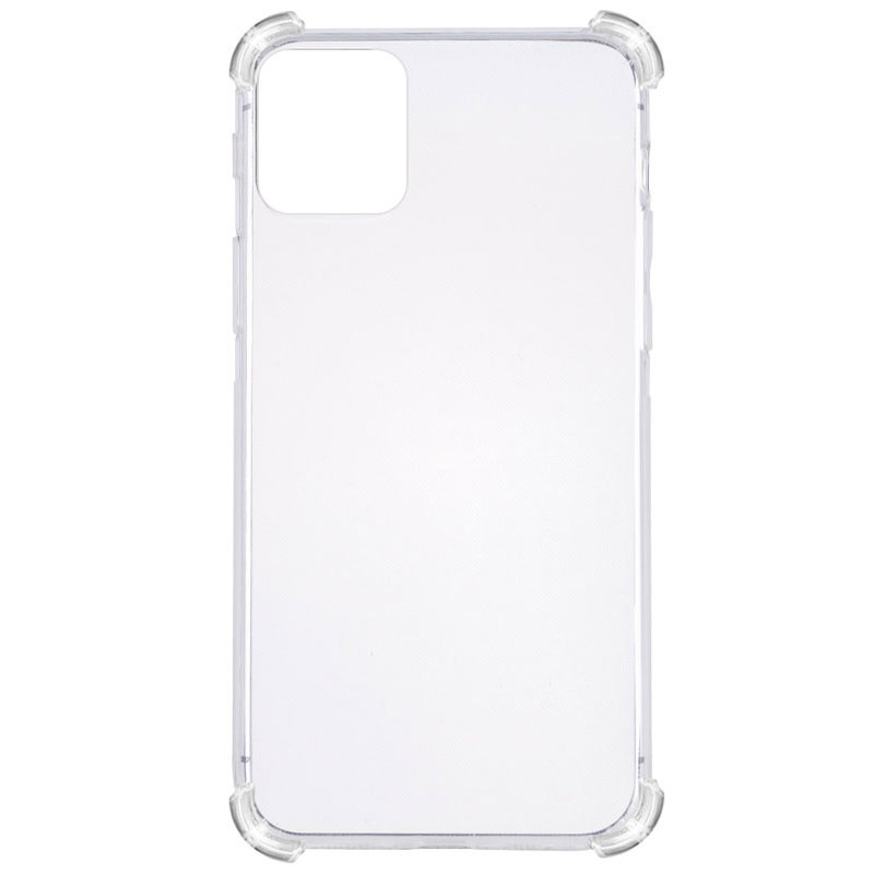 Чохол GETMAN Ease logo посилені кути для Apple iPhone 13 / 14 (6.1") Прозорий