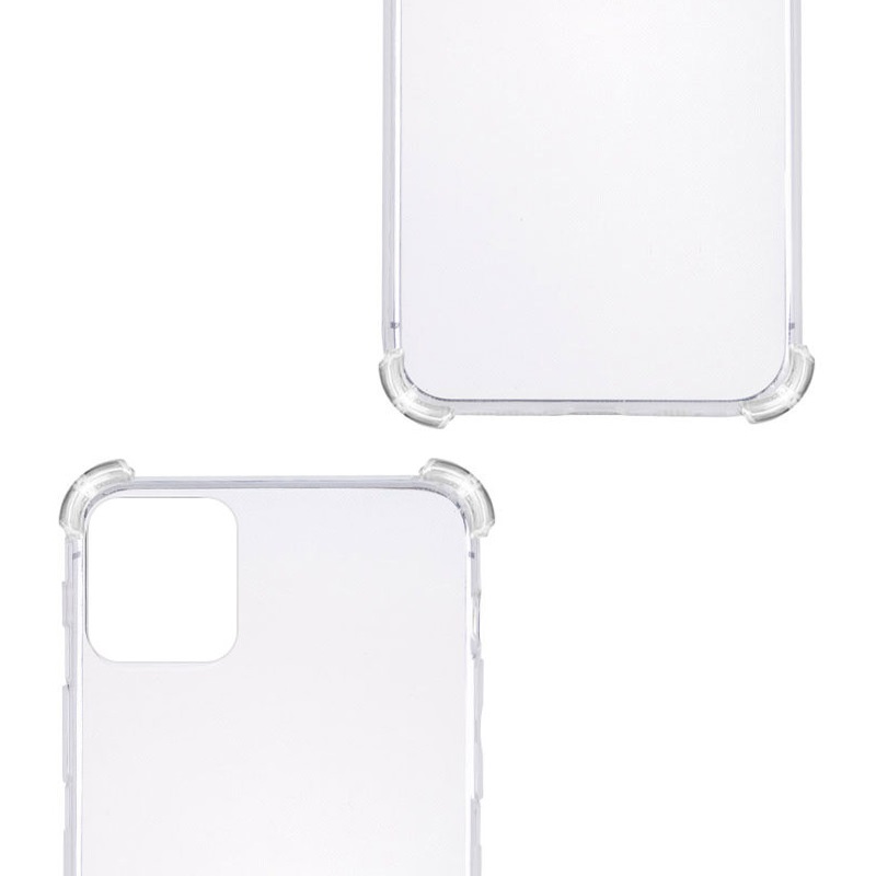 Чохол GETMAN Ease logo посилені кути для Apple iPhone 13 / 14 (6.1") Прозорий - Зображення 4