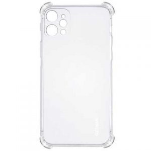 Чохол GETMAN Ease logo посилені кути для Apple iPhone 12 (6.1") Прозорий