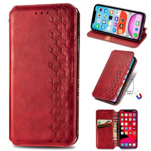 Чохол книжка шкіряний GETMAN Cubic (PU) для Xiaomi Redmi Note 10 5G / Poco M3 Pro (Червоний)