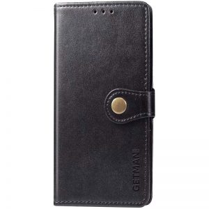 Чохол книжка шкіряний GETMAN Gallant (PU) для Xiaomi Redmi Note 10 5G / Poco M3 Pro (Чорний)