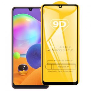Захисне скло для Samsung A315/A325/A225/M325 A31/A32/A22/M32 Full Glue (0.25 мм, 2.5D, чорний) Люкс